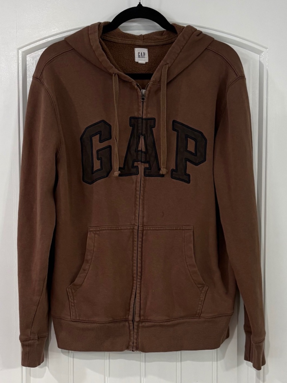 Gap adult medium Brown full zip hoodie